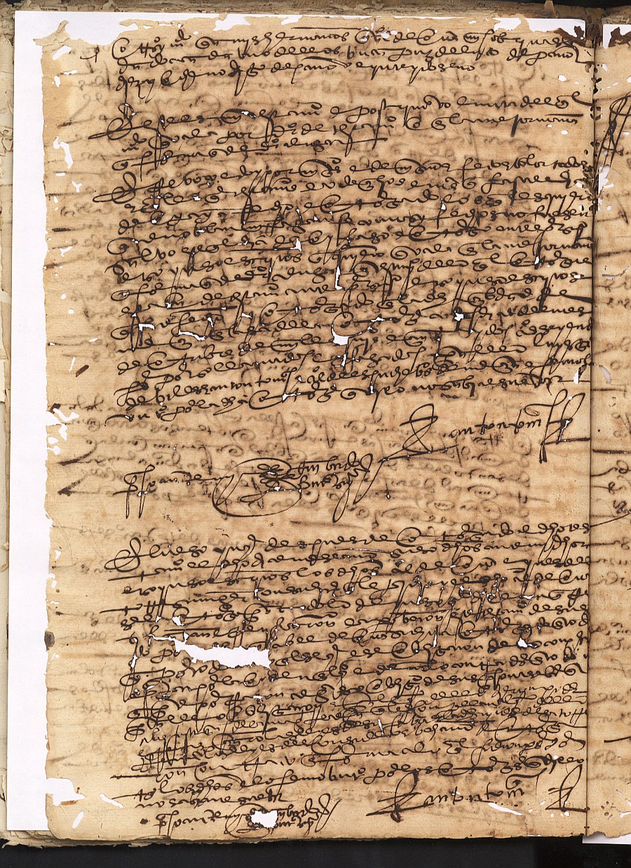 Registro de Guilardo de Fontana, Murcia de 1552.